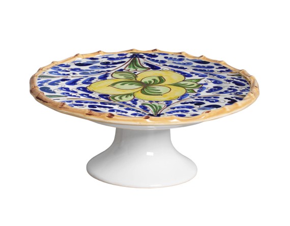 PORTA PETIT FOUR GROVE LEMON AMARELO