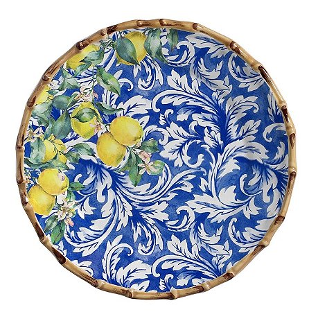 PRATO RASO LIMONCELLO FUNDO AZUL