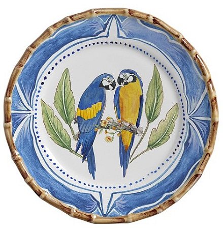 PRATOS SOBREMESA PARROT PARADISE ARARA