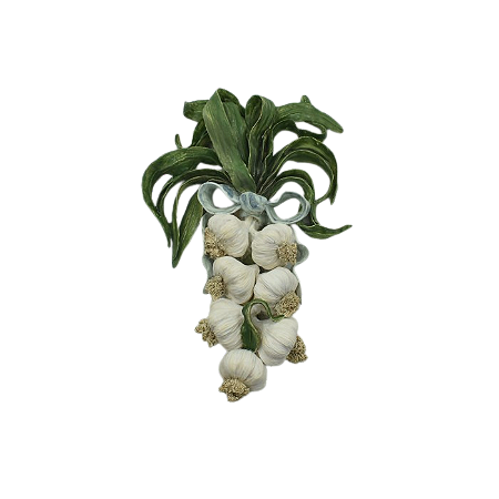 RESTIA DE ALHO COM LAÇO LISTRADO