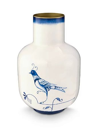 Vaso de Metal 30 Pip & The Blue Bird Azul - Home Accessories