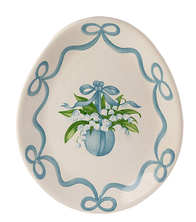 PRATOS OVAIS G CHARLOTTE AZUL