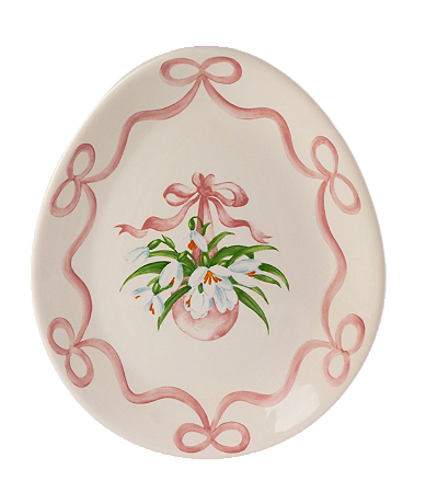 PRATOS RASOS OVAIS CHARLOTTE ROSA