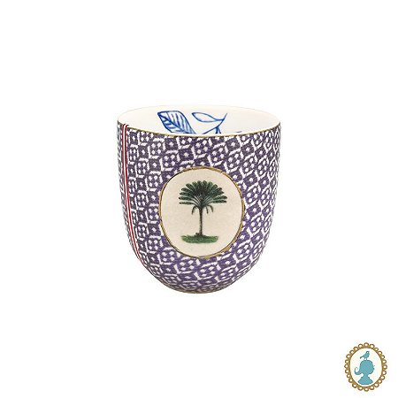 Caneca Sem Alça Pequena Tiles Azul - Heritage