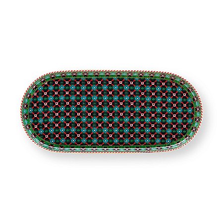 Travessa Oval Clover Verde - Berry Blues