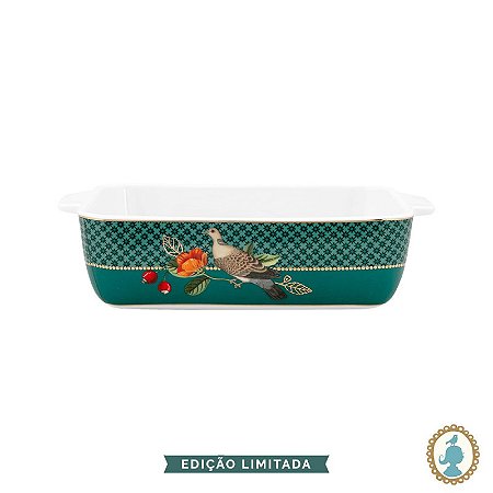 Travessa p/ Forno Dove 21 Verde - Winter Wonderland