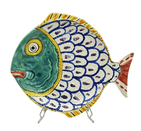 PETISQUEIRA DECORATIVA DE PEIXE COLORIDO