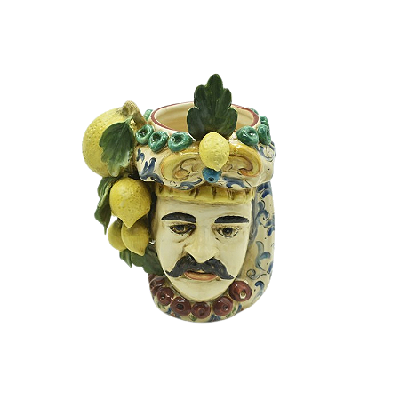 VASO CABEÇA DE MORO HOMEM P DE LIMÕES