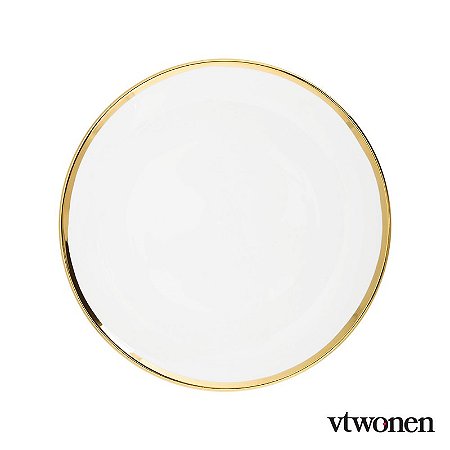 Prato de Sobremesa Gold Edge - vtwonen