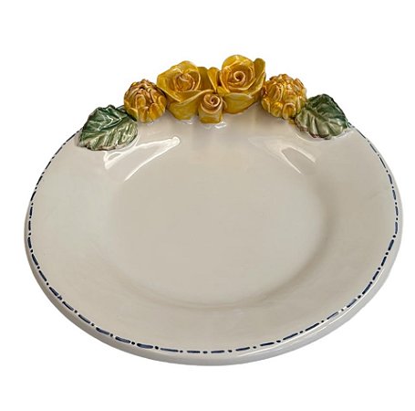 PRATO RASO ROSAS AMARELAS