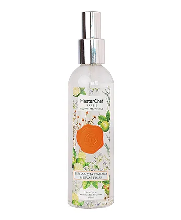 Home Spray Neutralizador de Odores Bergamota Italiana e Ervas Finas Masterchef