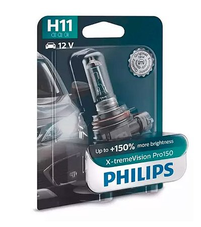 Lâmpada X-Treme Vision Pro  150 H11 - UND - Philips