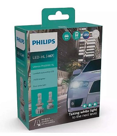 Lâmpada Led Ultinon - Pro5000 HL H7 - PAR - Philips - Loja Full Detail