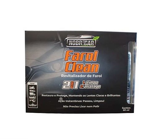 Revitalizador de Farol 2 em 1 Farol Clean 160ml - Nobrecar