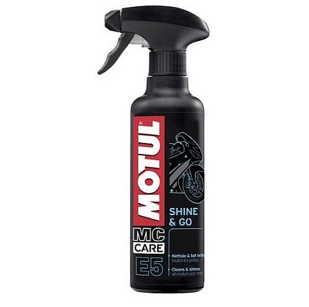 Spray de Brilho Para Carenagem E5 Shine and Go 400ml - Motul