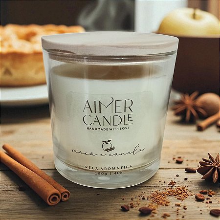 Vela Maçã e Canela Classique 180g