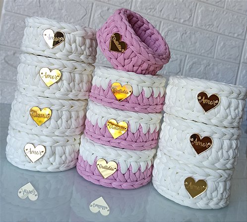 Mini Porta Jóia de Crochê (10 Unidades)