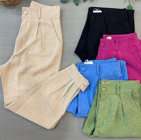 Calça Alfaiataria em Linho
