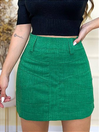 Shorts Saia em Linho