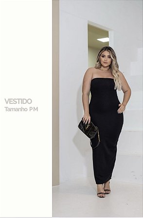 Vestido Tubo Longo