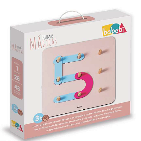 Brinquedo Educativo de Madeira 3 anos Formas Mágicas Babebi - Bambinno -  Brinquedos Educativos e Materiais Pedagógicos