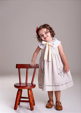 VESTIDO LISTRADO GOLA