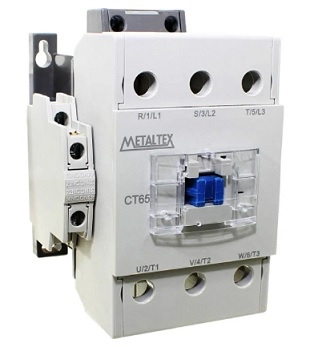 CONTATOR TRIPOLAR 65A/AC3 - BOB: 220VCA - AUX:2NA+2NF