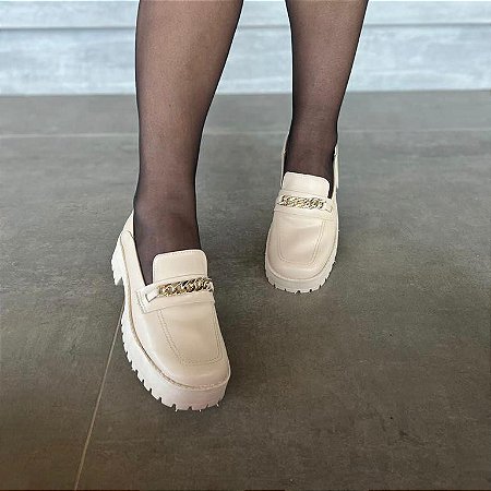 Mocassim Corrente Feno