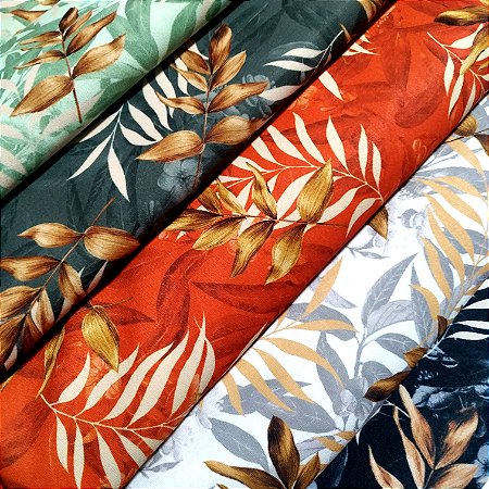 Crepe Duna Estampada (Coleção Tropical)