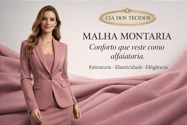 Malha Neoprene (96% Poliéster + 4% Elastano)