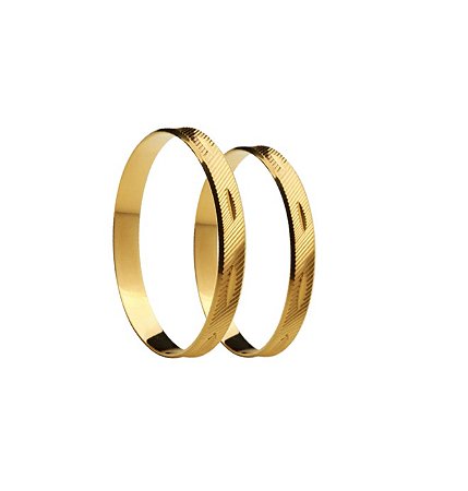 Alianças de Casamento modelo LUCY em Ouro 18K com 3,2g o Par - Olivieri  Joias