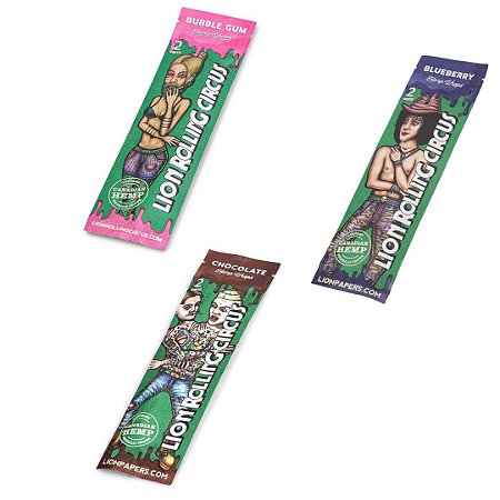 Seda Blunt Hemp Wraps Lion Rolling Circus.