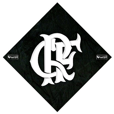 Quadro Escudo do Flamengo nº 03 3d Mosaico 01 Peça