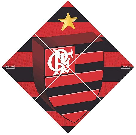 Quadro Escudo do Flamengo nº 01 3d Mosaico 04 Peças