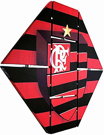 Quadro Escudo do Flamengo nº 01 3d Mosaico 07 Peças