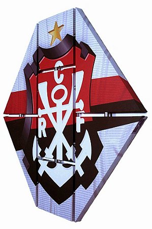 Quadro Escudo do Flamengo nº 02 3d Mosaico 07 Peças