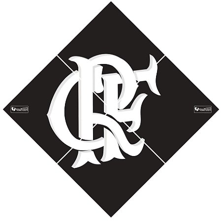 Quadro Escudo do Flamengo nº 03 3d Mosaico 04 Peças