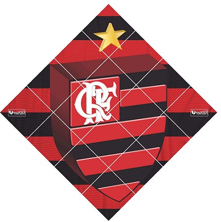 Quadro Escudo do Flamengo nº 01 3d Mosaico 16 Peças