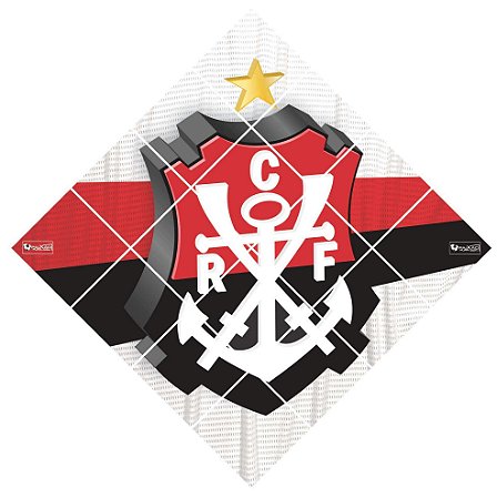 Quadro Escudo do Flamengo nº 2 3D Mosaico 16 Peças