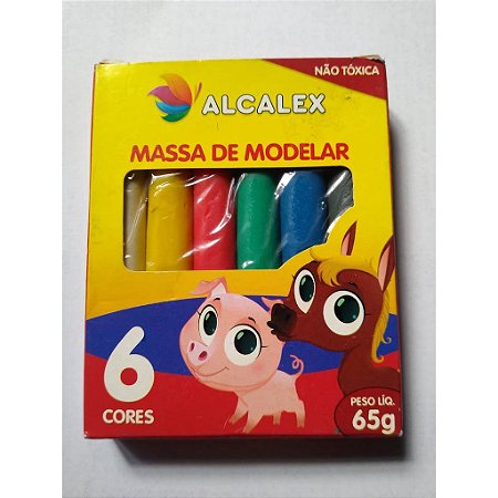 Massinha de Modelar 6 Cores