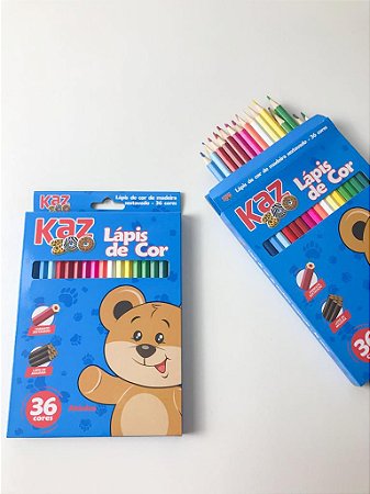Lápis de Cor Sextavado 36 cores