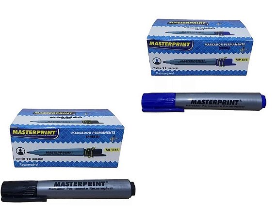 Marcador Permanente Recarregável