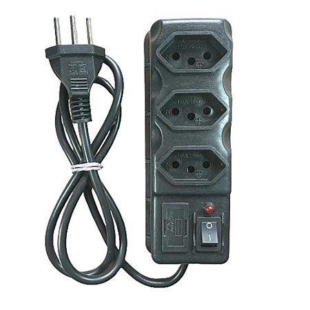 Protetor Elétrico 3 Tomadas