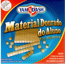 Material Dourado do Aluno em Madeira