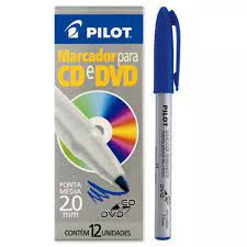 Pincel Marcador para CD/DVD Azul