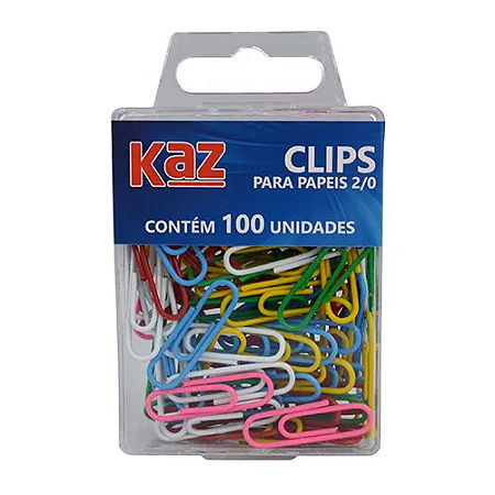 Clips para Papéis 2.0 Multicolorido