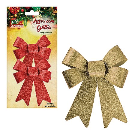 Laços com Glitter