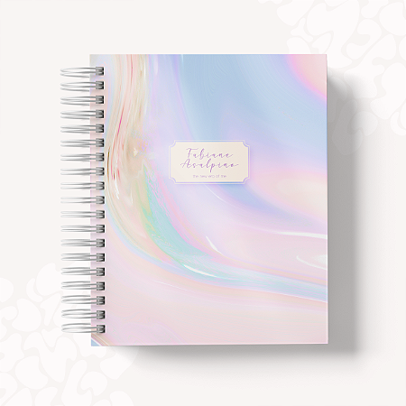 Caderno - Estampa abstrata
