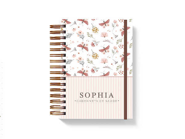 Caderneta - Floral Boho