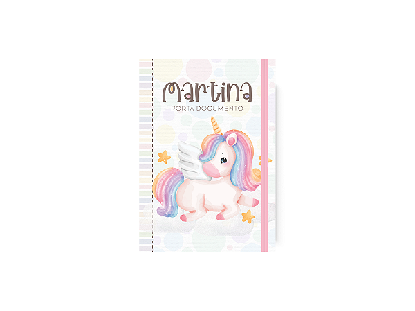 Porta documentos - Unicórnio